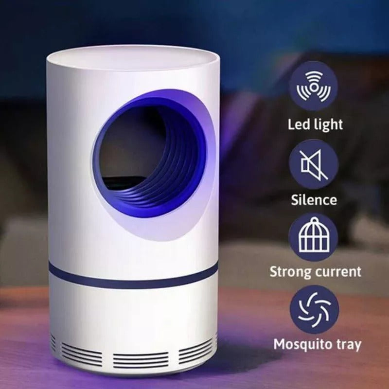 Premium UV LED Mosquito Killer Lamp - 100% Safe & Chemical-Free Suction Trap