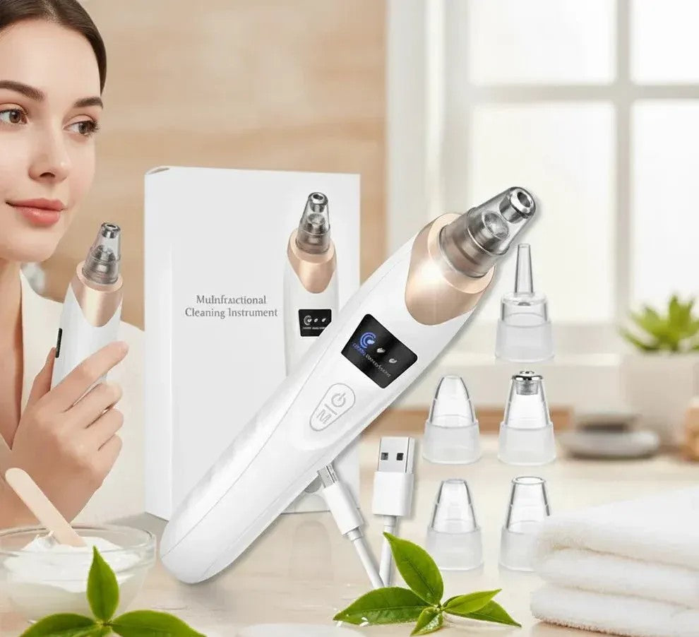 Electric Blackhead Remover & Pore Vacuum – 5-in-1 Acne & Deep Cleaning Tool