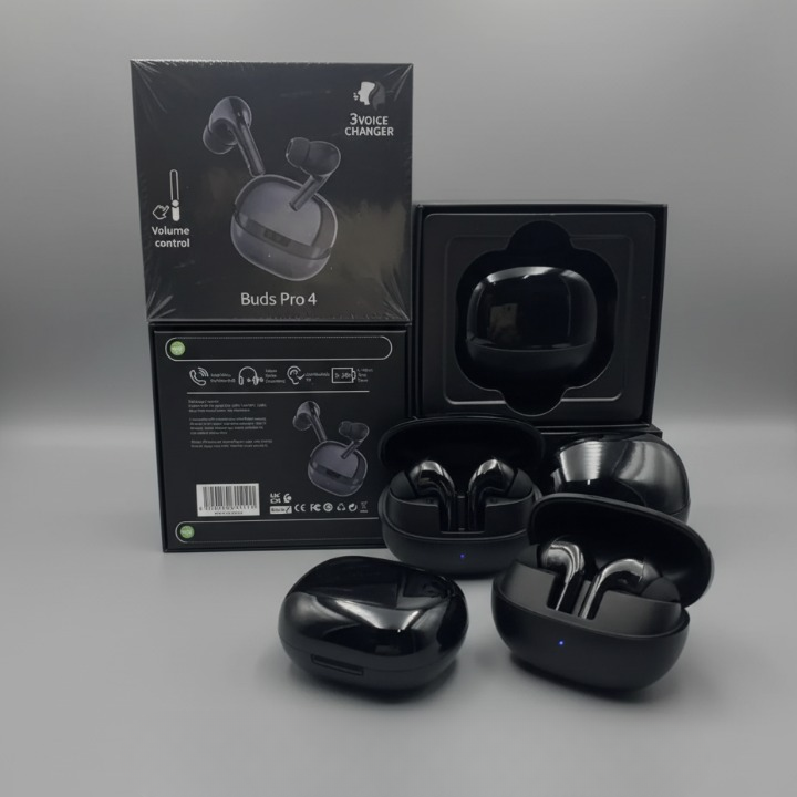 Samsung Buds 4 Pro Copy Wireless Earphones - Heavy Bass Earbuds With Noise Cancellation & Long Battery Backup (Random Color)