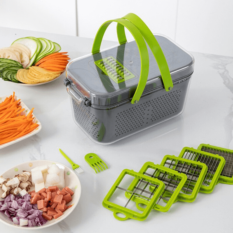 22-in-1 Premium Vegetable Cutter & Multi-Functional Kitchen Slicer Box