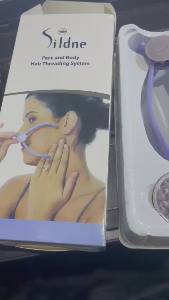 Sildne Facial Hair Threading Tool – Manual Eyebrow & Face Hair Remover for Women