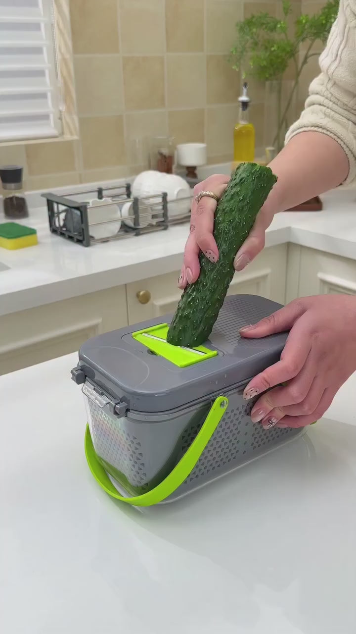 22-in-1 Premium Vegetable Cutter & Multi-Functional Kitchen Slicer Box